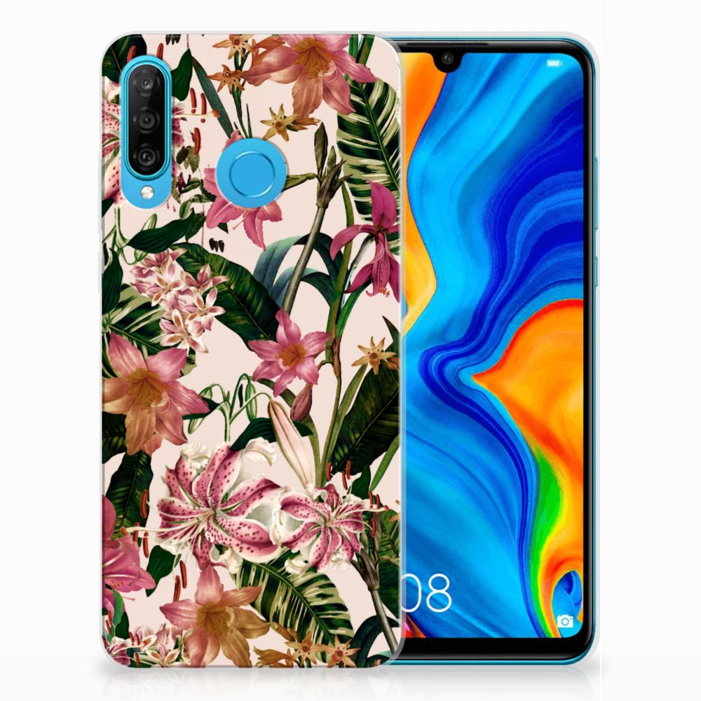 Huawei P30 Lite TPU Case Flowers