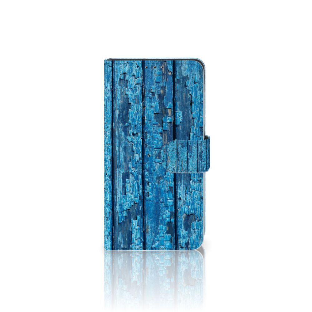 Xiaomi Mi Mix 2s Book Style Case Wood Blue