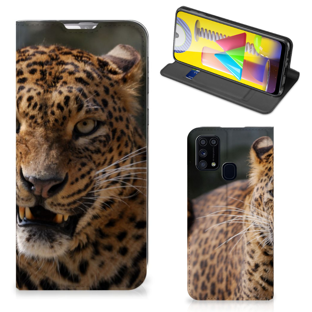 Samsung Galaxy M31 Hoesje maken Luipaard - B2C Telecom