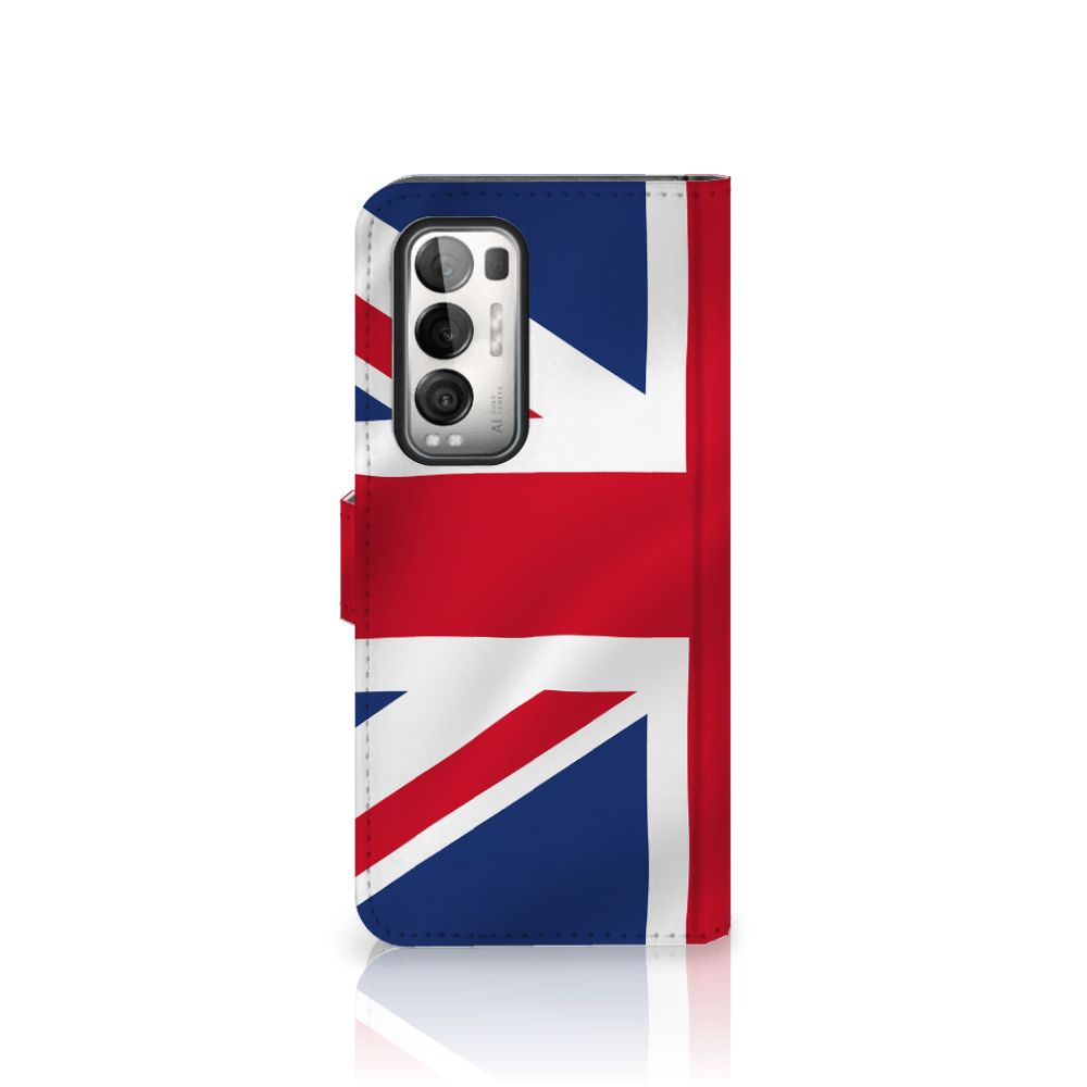 OPPO Find X3 Neo 5G Bookstyle Case Groot-Brittannië