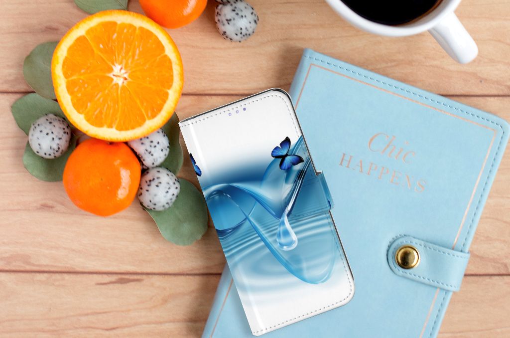 OPPO Find X3 Lite Telefoonhoesje met Pasjes Vlinders
