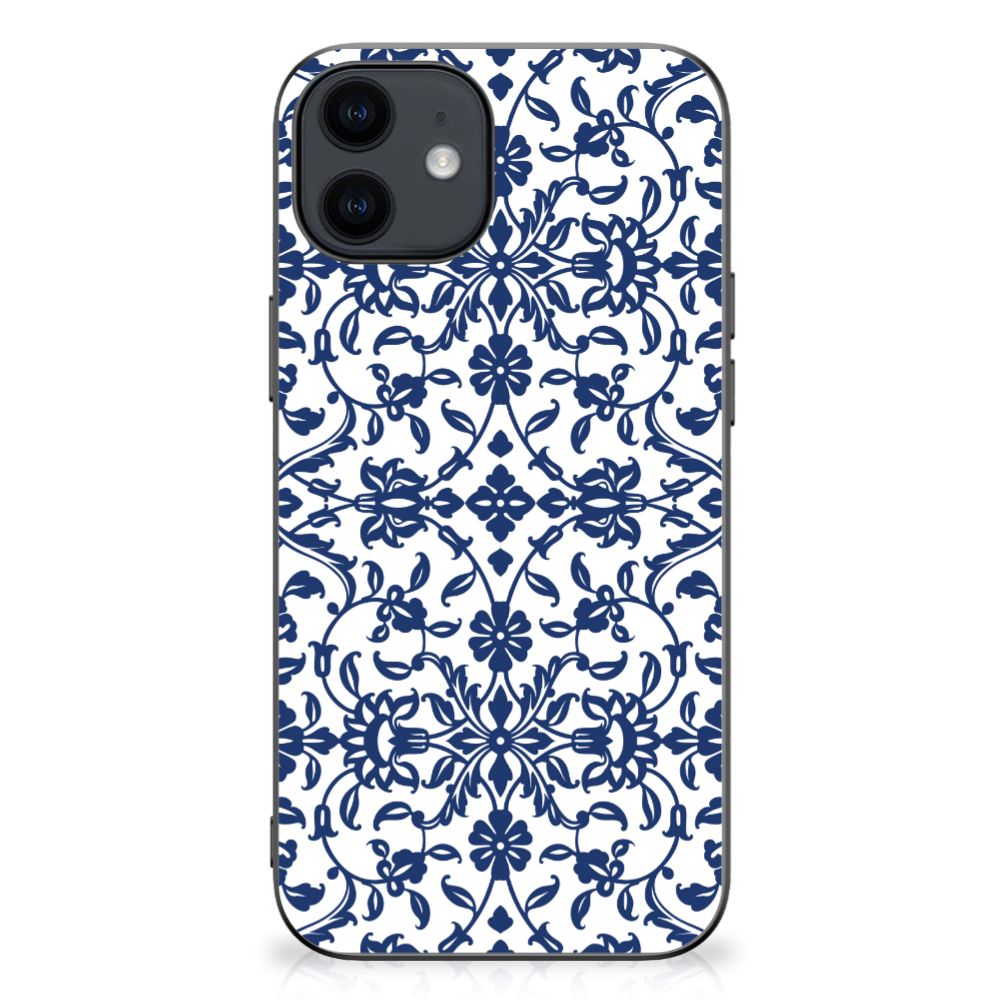 iPhone 12 Pro | 12 (6.1") Skin Case Flower Blue