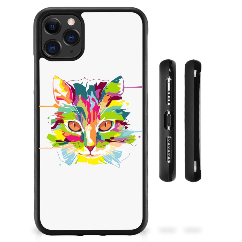 Apple iPhone 11 Pro Max Bumper Hoesje Cat Color B2C Telecom