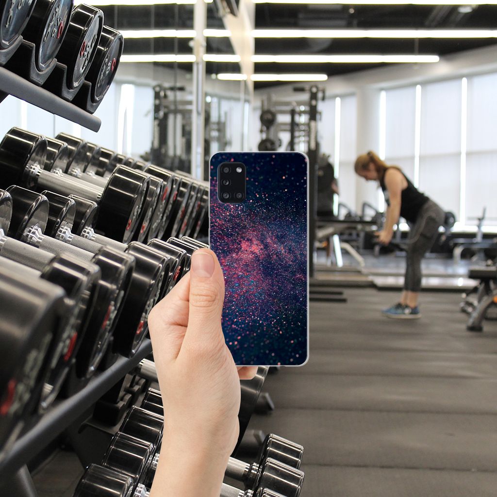 Samsung Galaxy A31 TPU Hoesje Stars