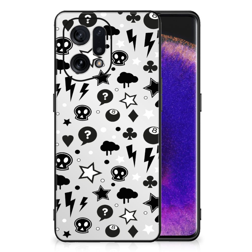 Telefoonhoesje OPPO Find X5 Silver Punk B2C Telecom