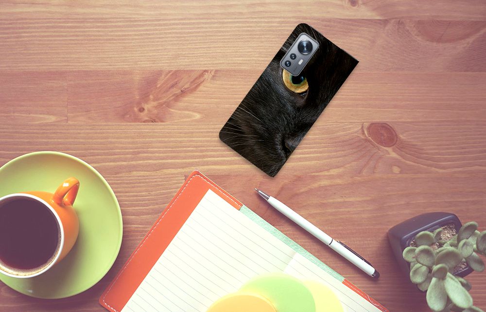 Xiaomi 12 | 12X Hoesje maken Zwarte Kat - B2C Telecom