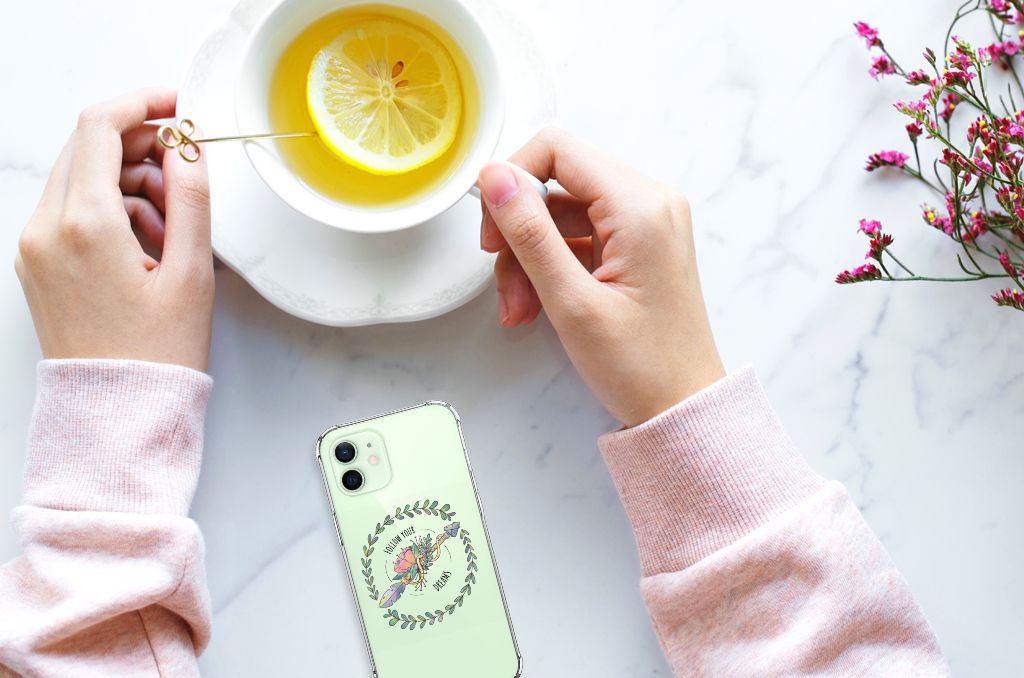 iPhone 12 Mini Stevig Bumper Hoesje Boho Dreams B2C Telecom