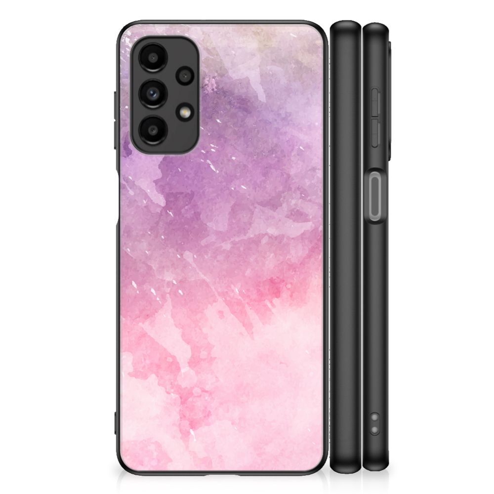 Kleurrijke Telefoonhoesje Samsung Galaxy A13 4G Pink Purple Paint