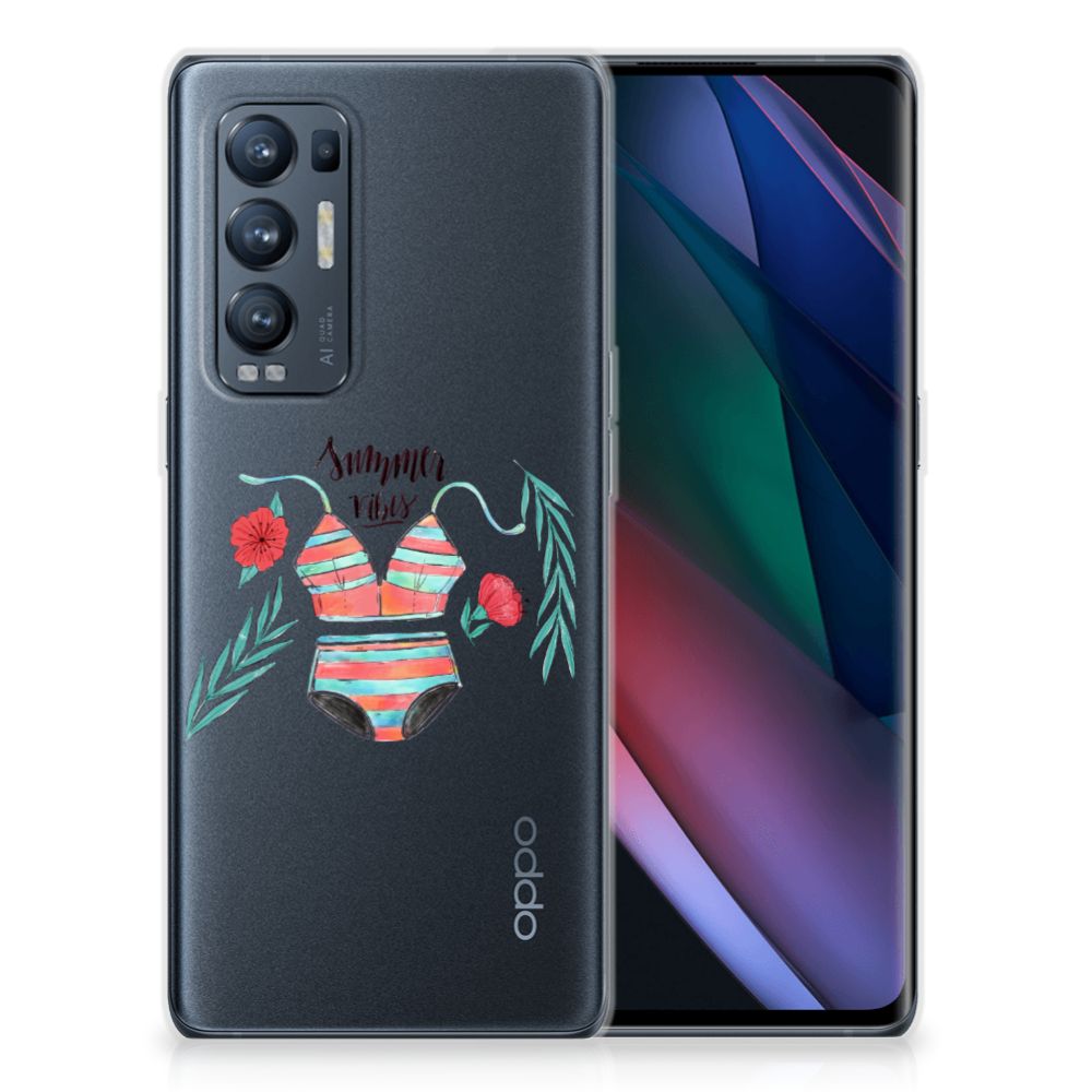 OPPO Find X3 Neo Telefoonhoesje met Naam Boho Summer B2C Telecom