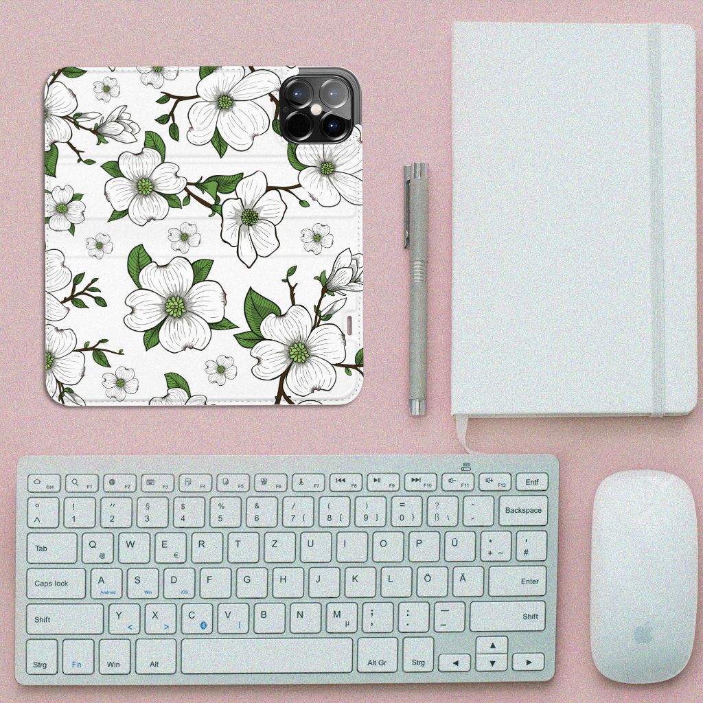 iPhone 12 Pro Max Smart Cover Dogwood Flowers - B2C Telecom