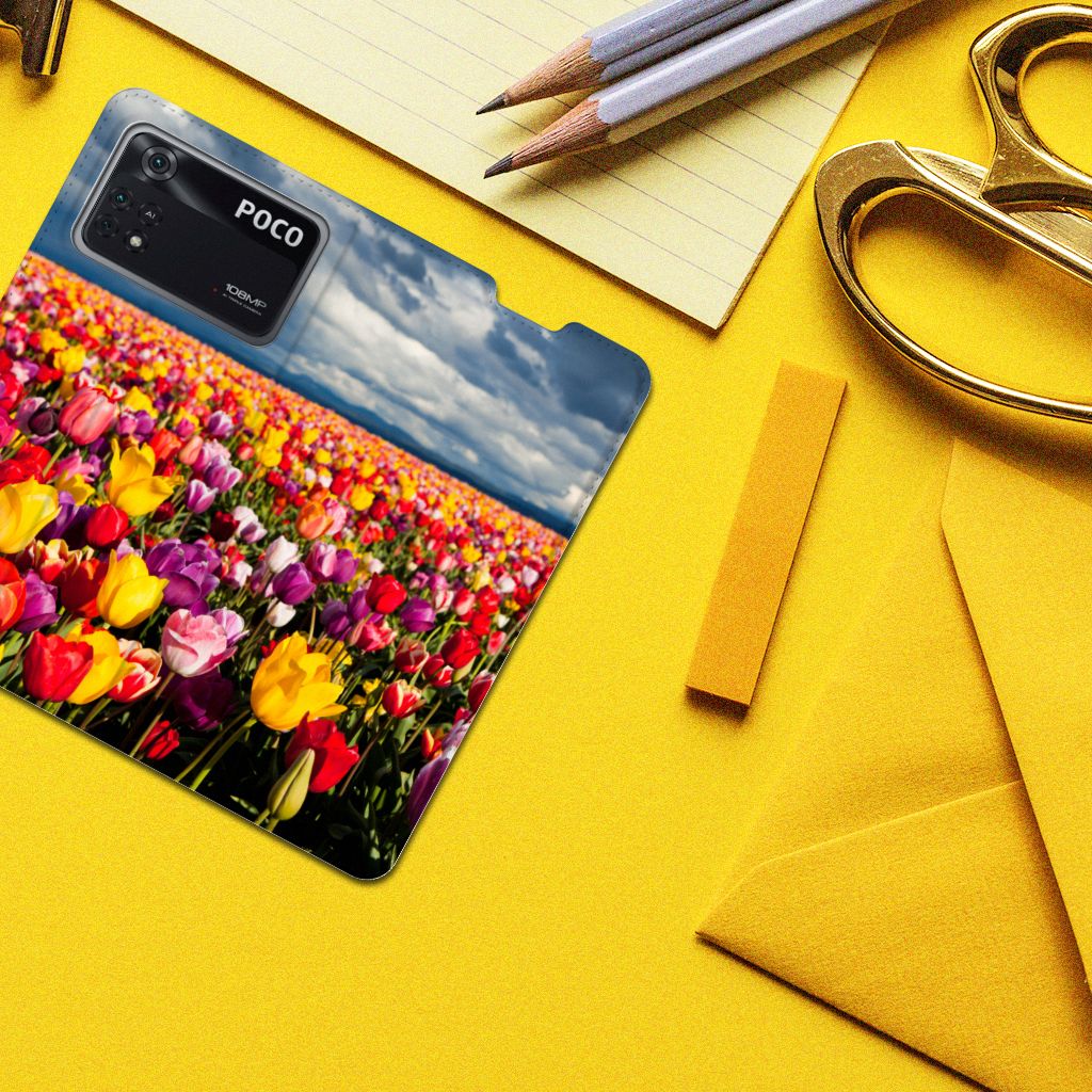 Poco X4 Pro 5G Smart Cover Tulpen - B2C Telecom
