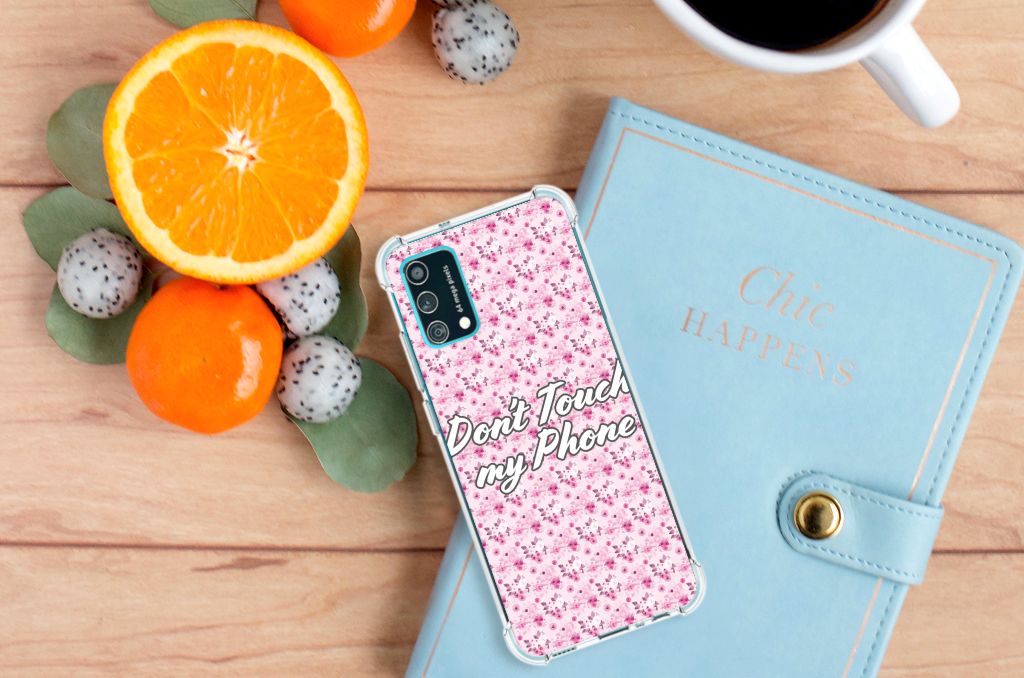 Samsung Galaxy M02s | A02s Anti Shock Case Flowers Pink DTMP B2C Telecom