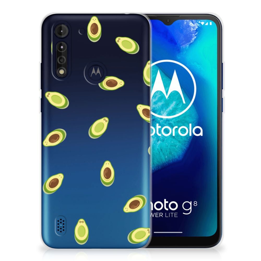 Motorola Moto G8 Power Lite Siliconen Case Avocado B2C Telecom