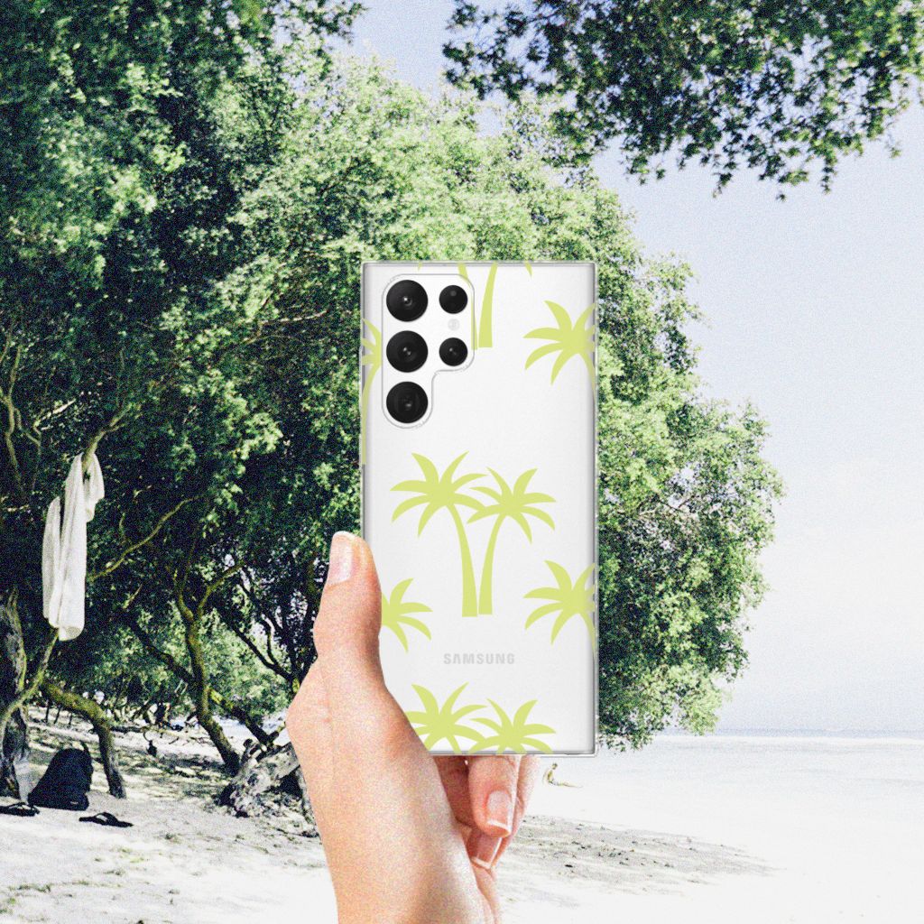 Samsung Galaxy S22 Ultra TPU Case Palmtrees