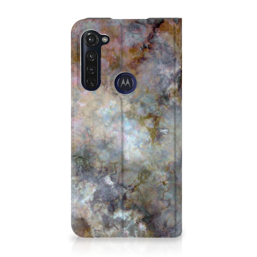 Motorola Moto G Pro Standcase Marmer Grijs - B2C Telecom