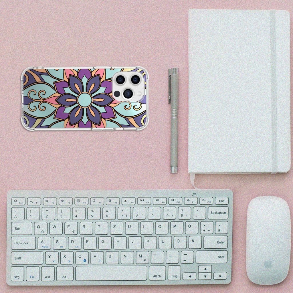 iPhone 13 Pro Max Case Purple Flower - B2C Telecom