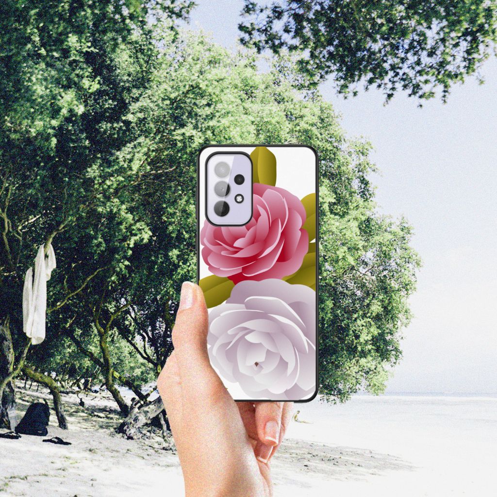 Samsung Galaxy A33 5G Bloemen Hoesje Roses B2C Telecom