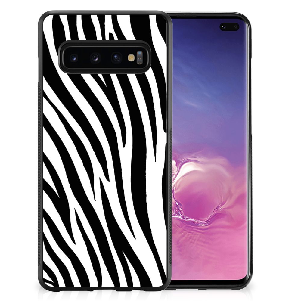 Samsung Galaxy S10+ Back Cover Zebra