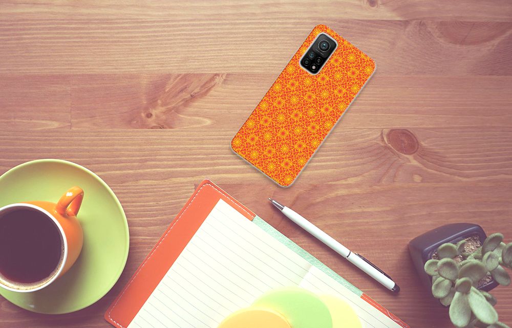 Xiaomi Mi 10T | 10T Pro TPU bumper Batik Oranje B2C Telecom