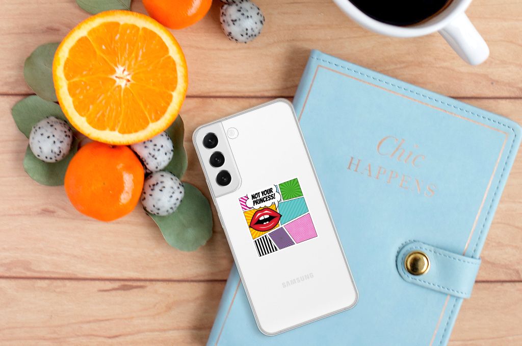 Samsung Galaxy S22 Plus Silicone Back Cover Popart Princess B2C Telecom