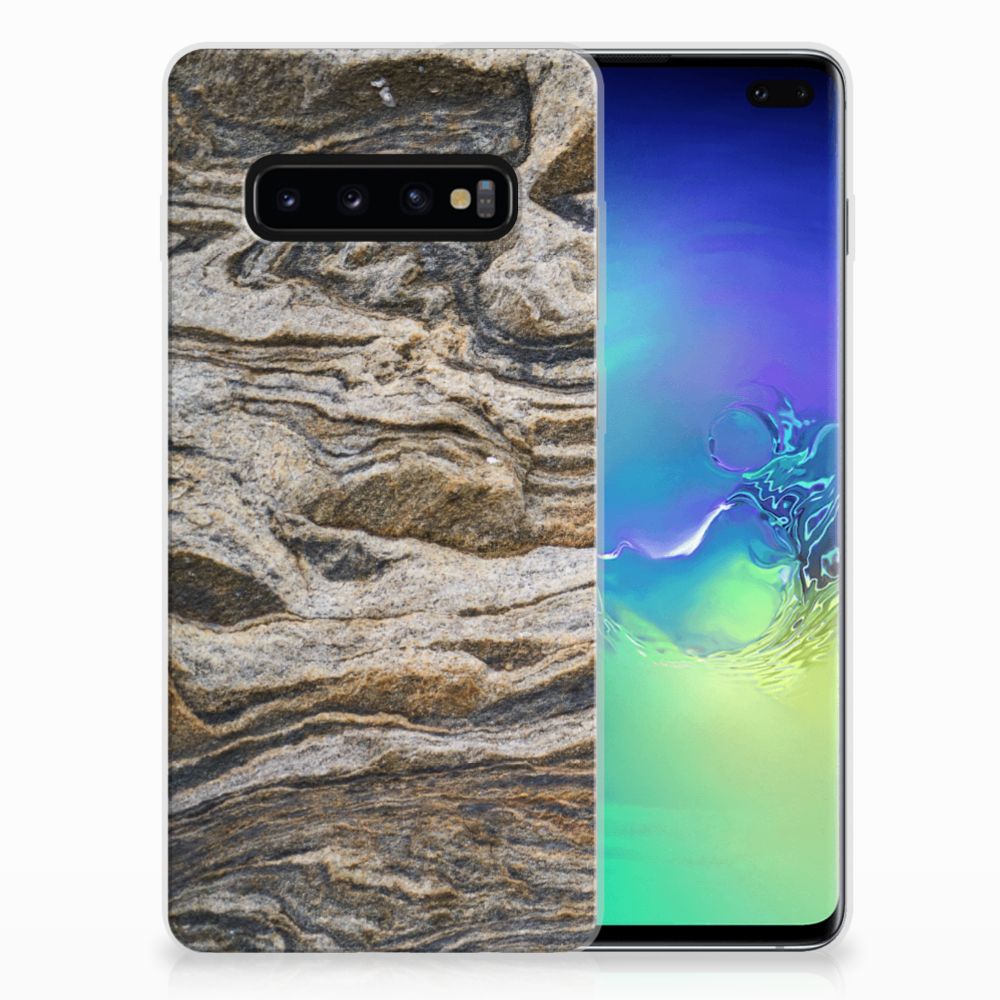 Samsung Galaxy S10 Plus TPU Siliconen Hoesje Steen