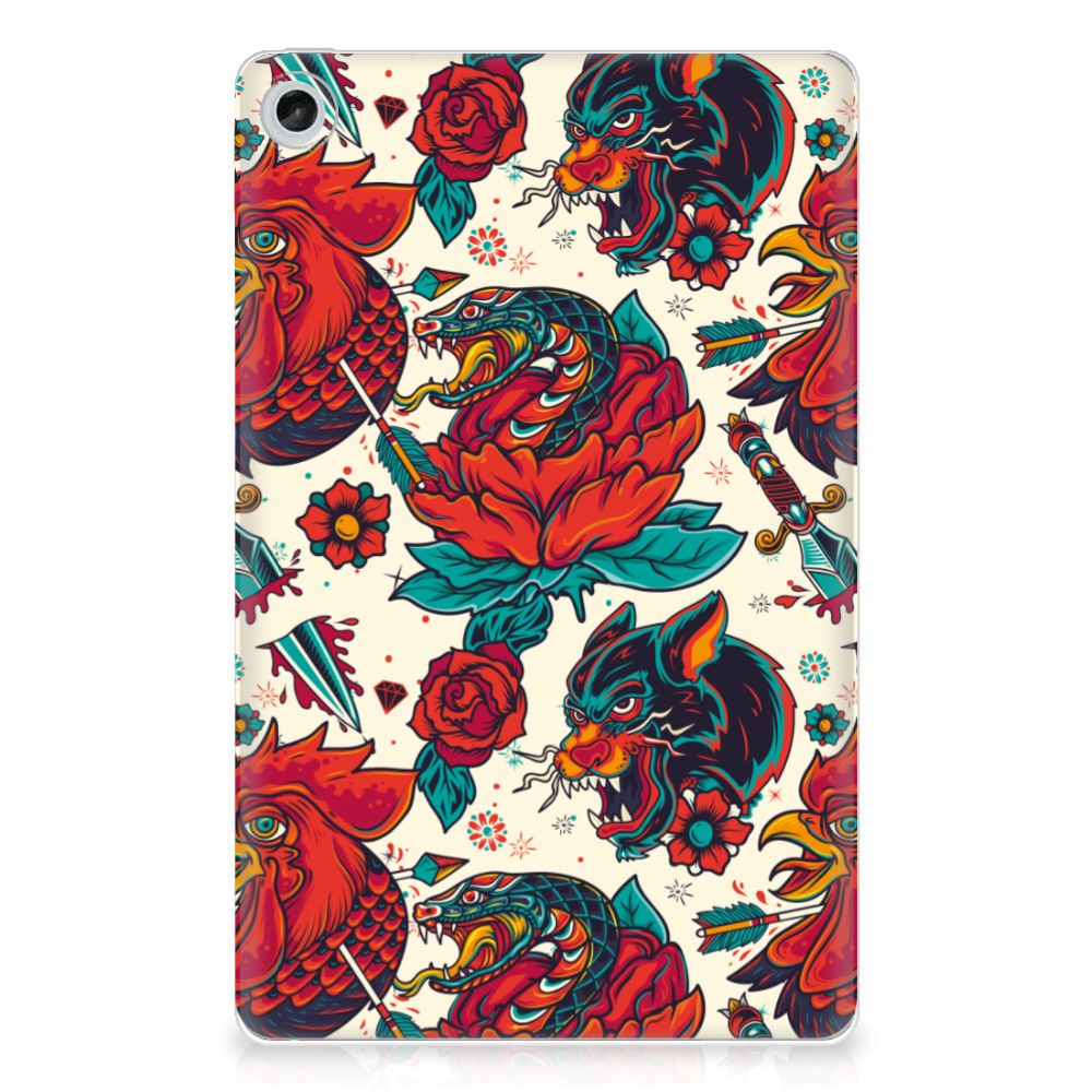 Tablet Backcover met foto voor Lenovo Tab M10 Plus (3e generatie) Old Skool - B2C Telecom