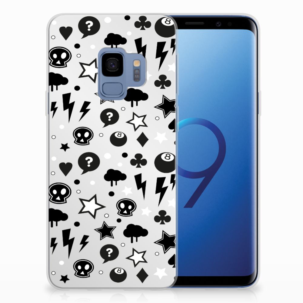 Silicone Back Case Samsung Galaxy S9 Silver Punk