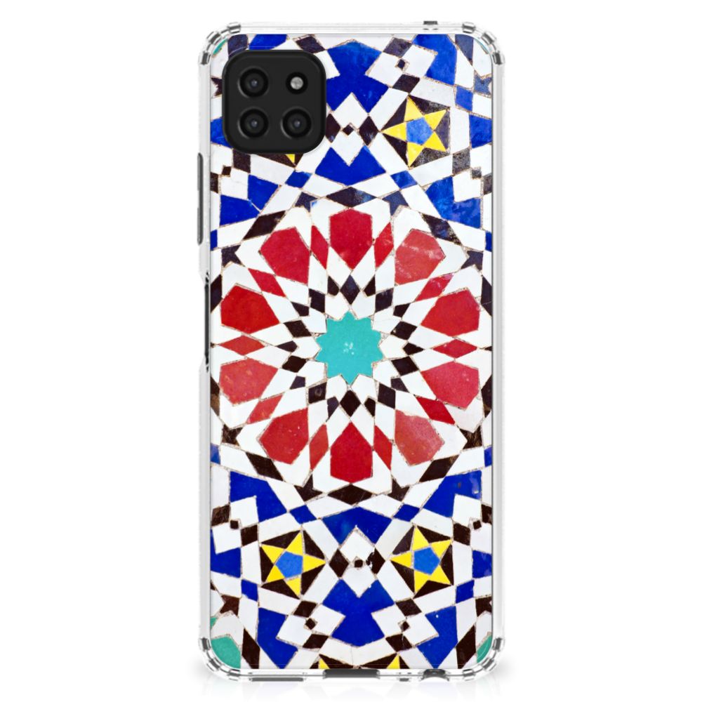 Samsung Galaxy A22 5G Anti-Shock Hoesje Mozaïek B2C Telecom