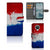 Nokia G10 | G20 Bookstyle Case Nederland met artistieke Nederlandse vlag in rood, wit, en blauw.