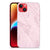 iPhone 14 Plus TPU Siliconen Hoesje Marble Pink - Origineel Cadeau Vriendin