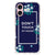 iPhone 16 Anti Shock Case Flowers Blue DTMP