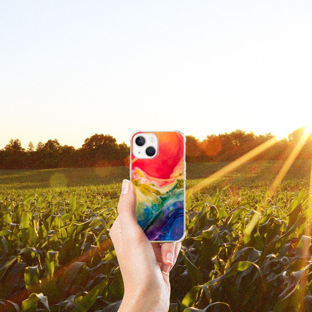 Back Cover iPhone 13 mini Watercolor Dark - B2C Telecom
