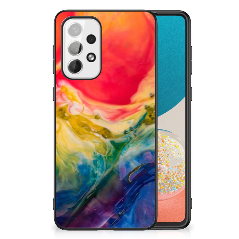 Kleurrijke Telefoonhoesje Samsung Galaxy A73 Watercolor Dark B2C Telecom