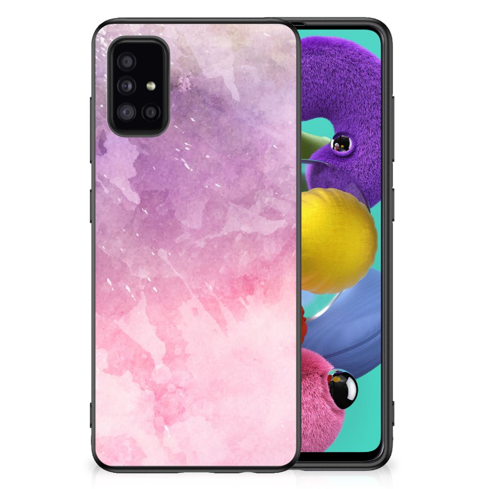 Case Samsung Galaxy A51 Pink Purple Paint