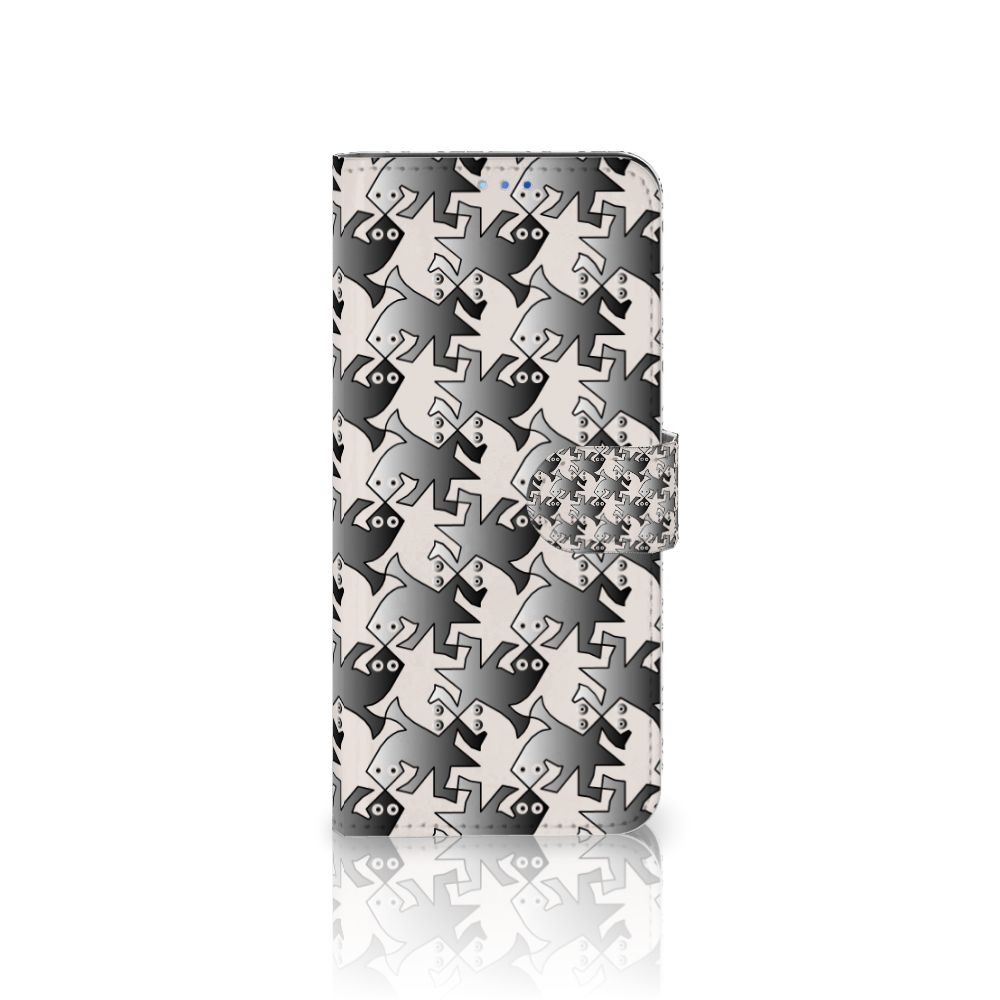 OPPO Find X3 Neo 5G Telefoonhoesje met Pasjes Salamander Grey