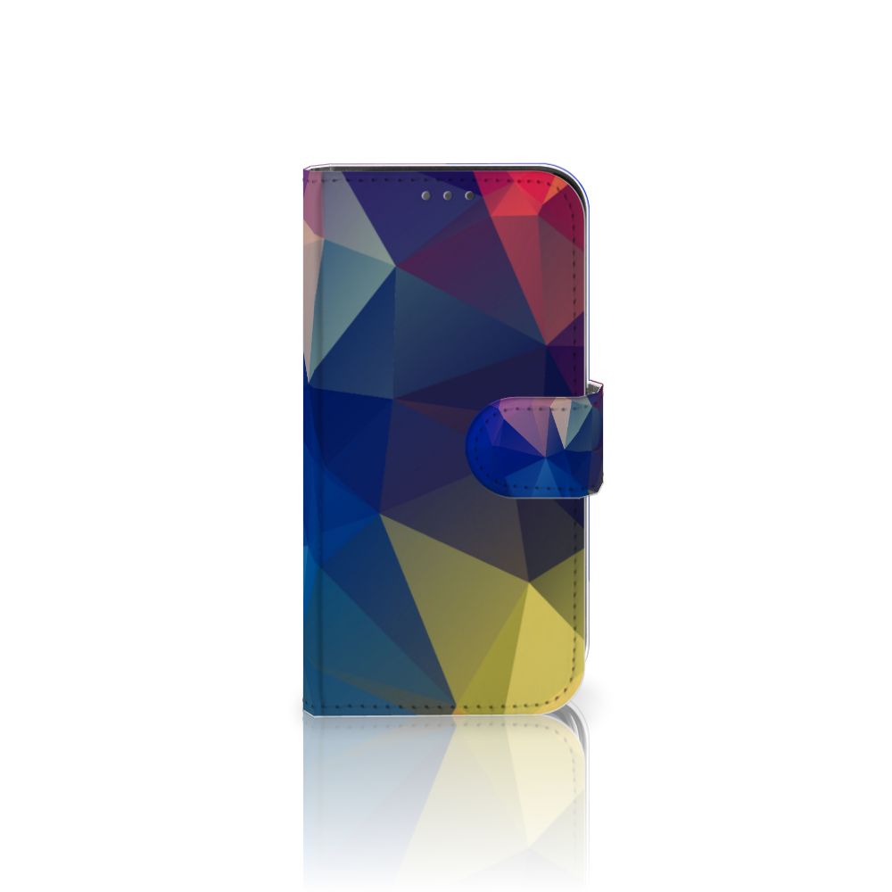 Apple iPhone 12 Mini Book Case Polygon Dark