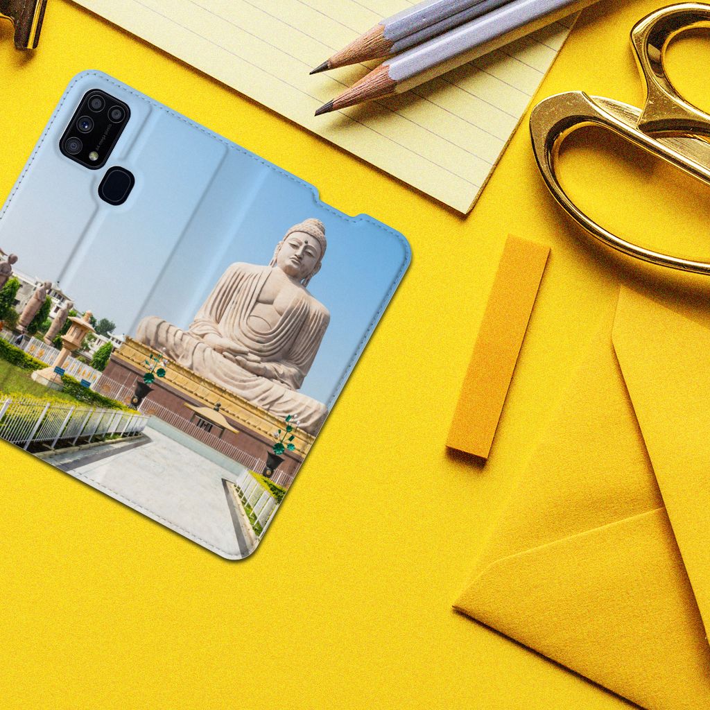 Samsung Galaxy M31 Book Cover Boeddha - B2C Telecom