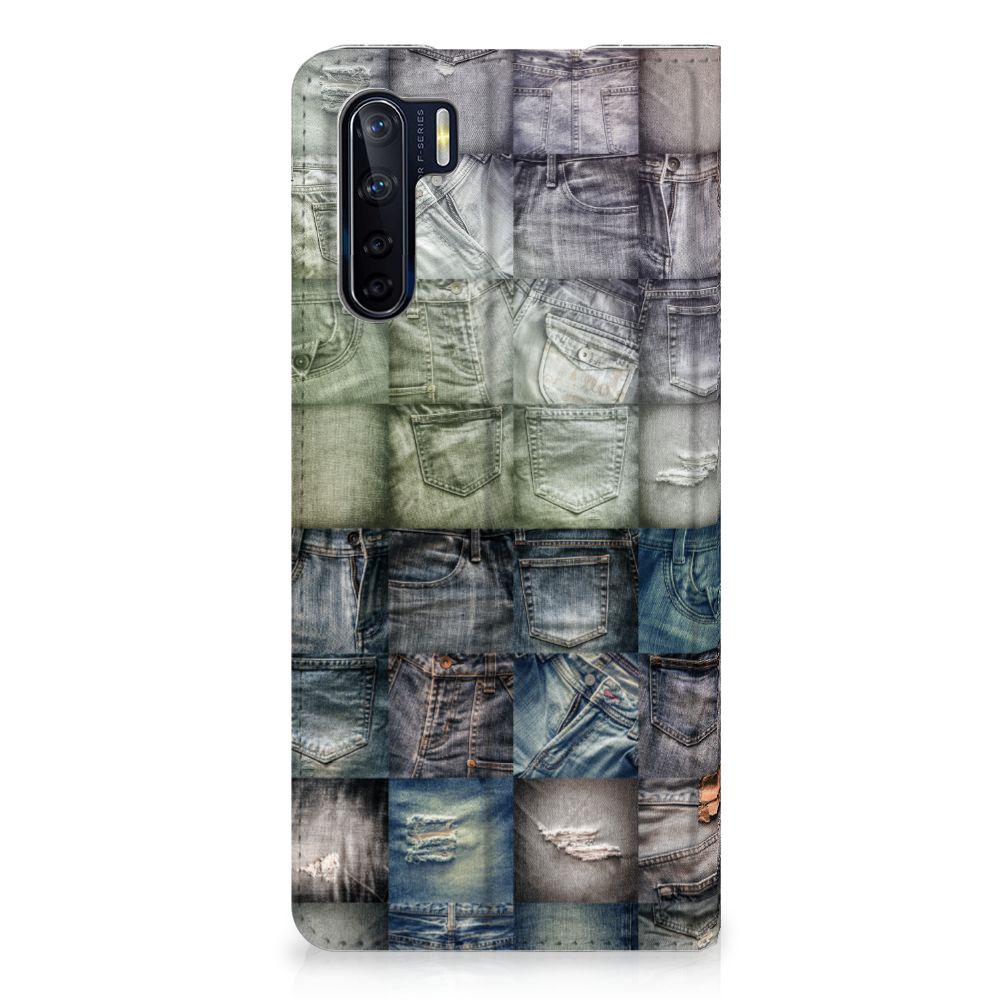 Hippe Standcase OPPO Reno3 | A91 Spijkerbroeken - B2C Telecom