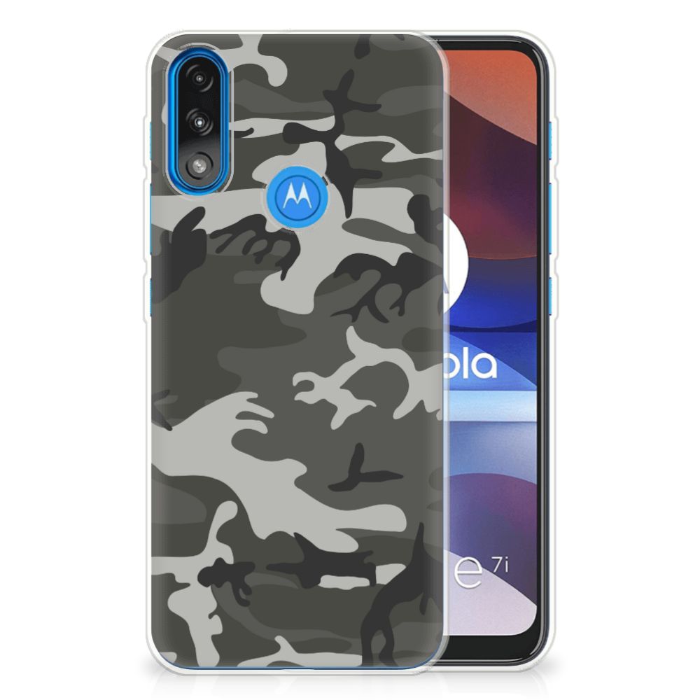 Motorola Moto E7/E7i Power TPU bumper Army Light