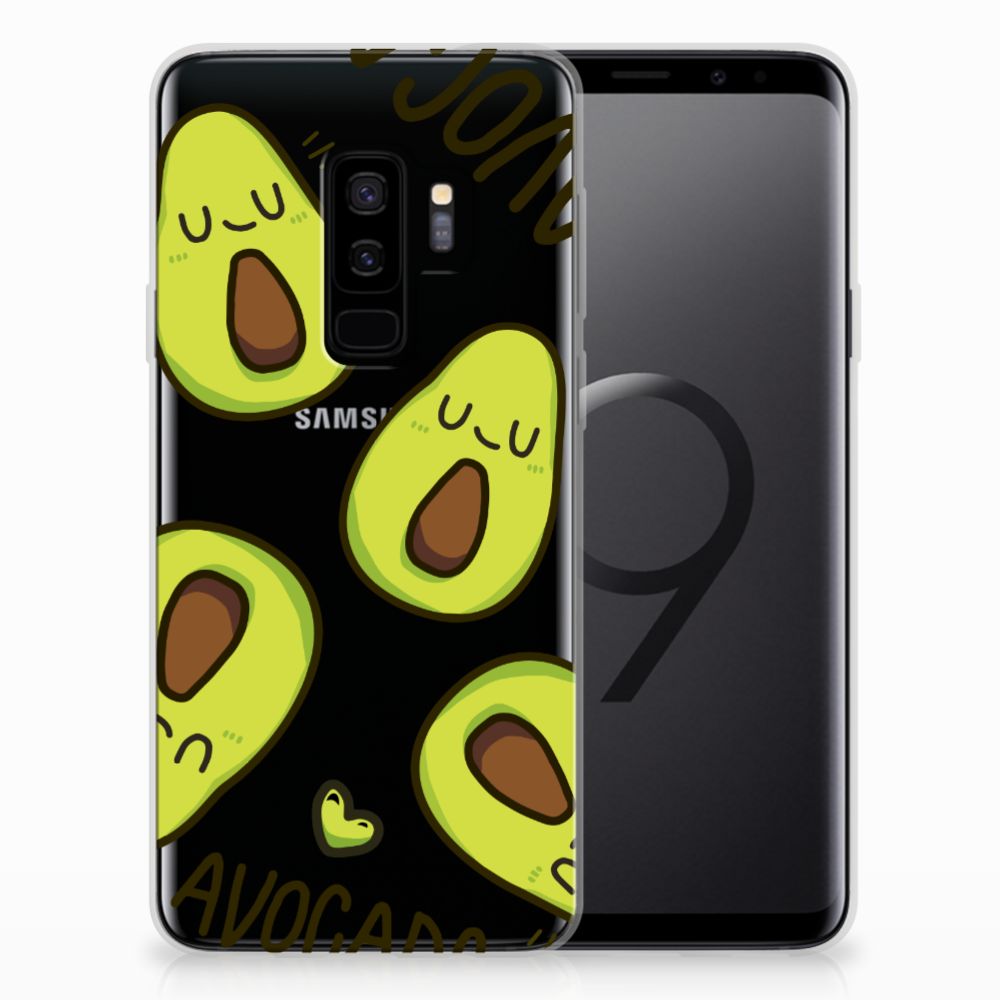 Samsung Galaxy S9 Plus Telefoonhoesje met Naam Avocado Singing