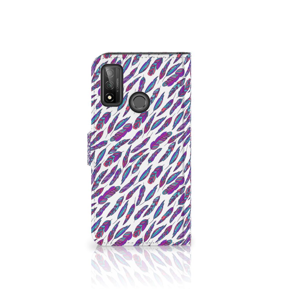 Huawei P Smart 2020 Telefoon Hoesje Feathers Color