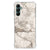 Samsung Galaxy A14 5G/4G Anti-Shock Hoesje Marmer Beige met marmerdesign in beige tinten.