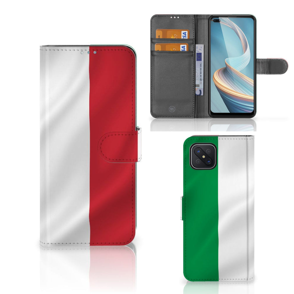 OPPO Reno4 Z Bookstyle Case Italië