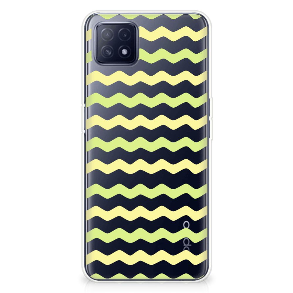 OPPO A53 5G | OPPO A73 5G TPU bumper Waves Yellow