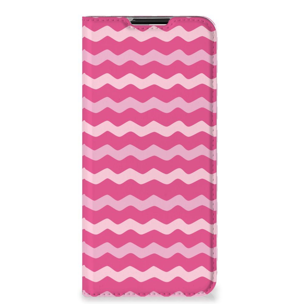 OnePlus Nord N100 Hoesje met Magneet Waves Pink - B2C Telecom