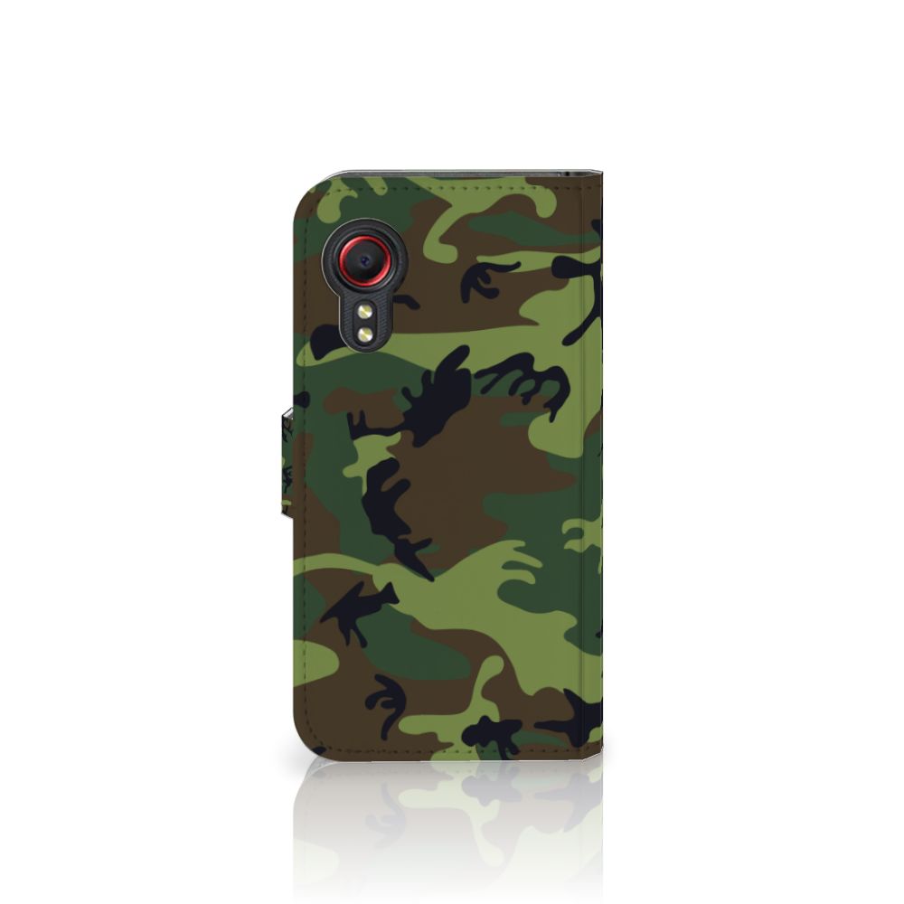Samsung Galaxy Xcover 5 Telefoon Hoesje Army Dark