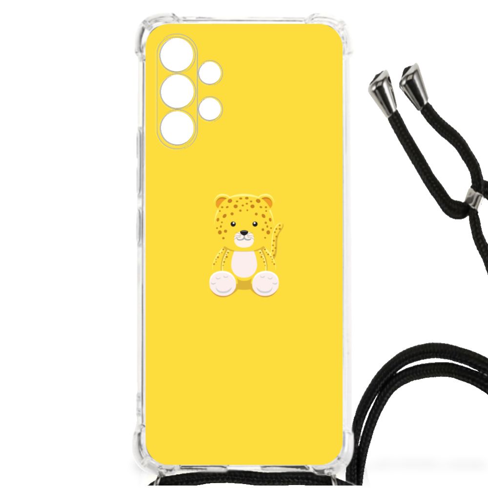 Samsung Galaxy A13 4G Stevig Bumper Hoesje Baby Leopard B2C Telecom