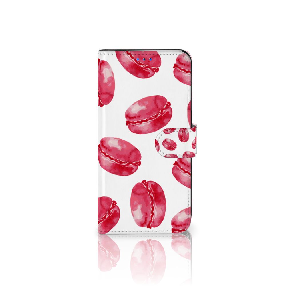 Huawei P Smart 2020 Book Cover Pink Macarons