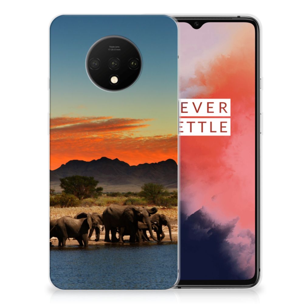 OnePlus 7T TPU Hoesje Olifanten