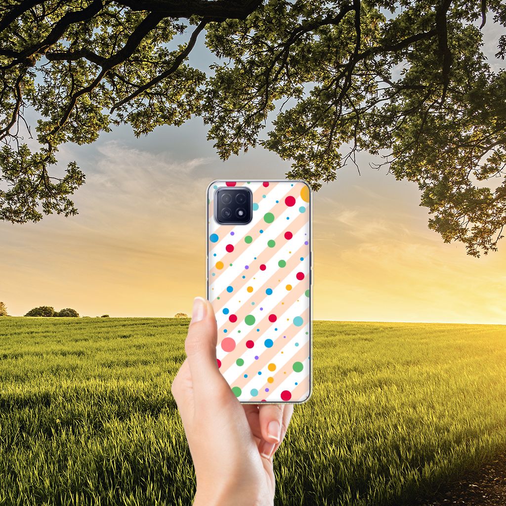 OPPO A53 5G | OPPO A73 5G TPU bumper Dots